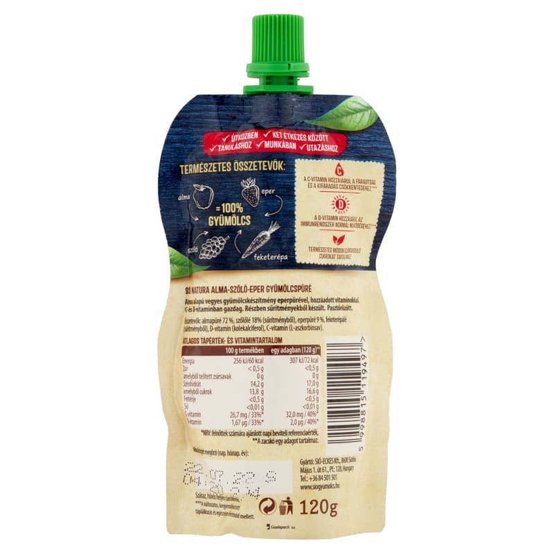 Sió Natura Strawberry Fruit mix 100%