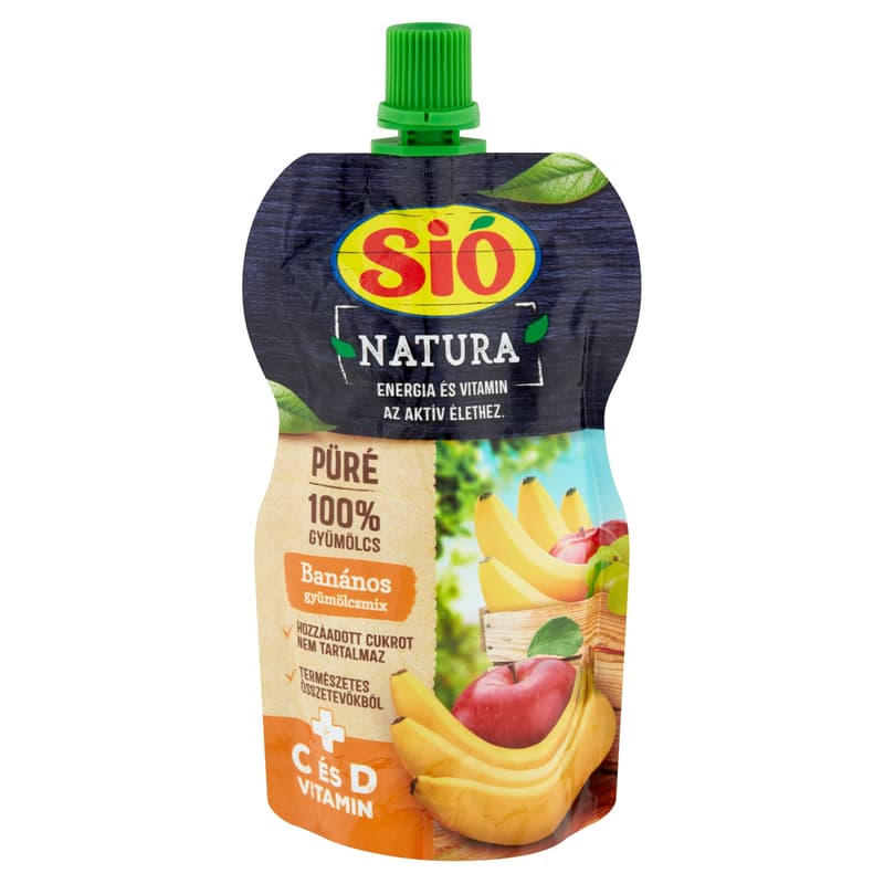 Sió Natura banános gyümölcsmix püré