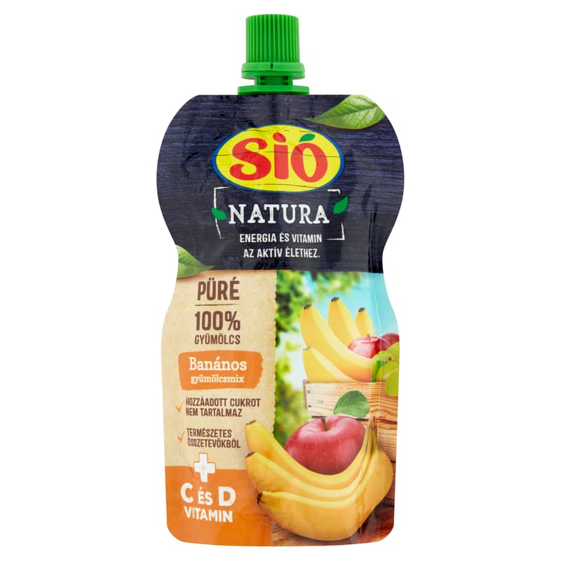 Sió Natura banános gyümölcsmix püré
