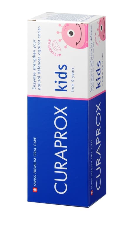 Curaprox Kids Enzyme Toothpaste for kids, watermelon flavour