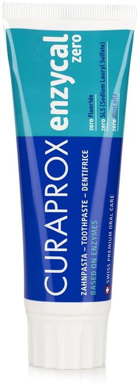 Curaprox Enzycal Zero, enzyme toothpaste, fluoride-free