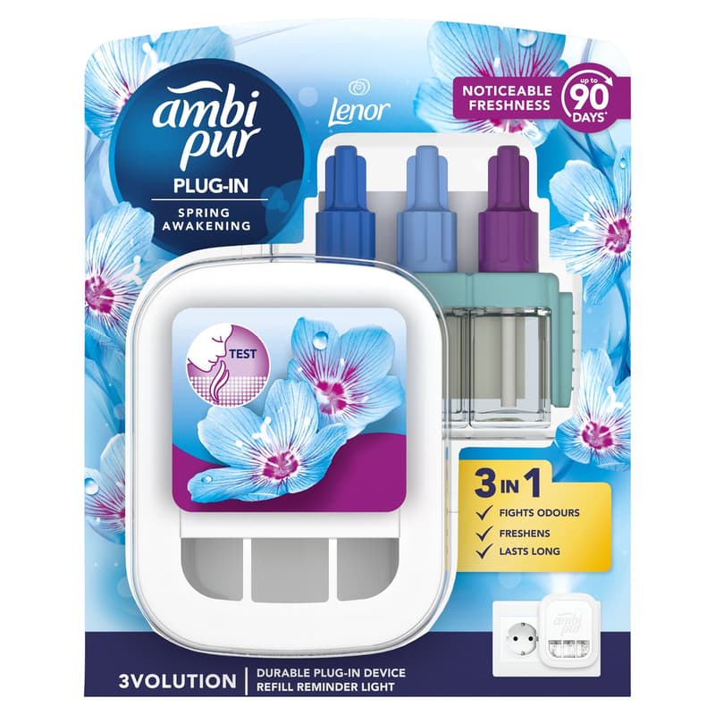 Ambi Pur 3Volution Air Freshener Plug-In Starter Kit Spring Awakening