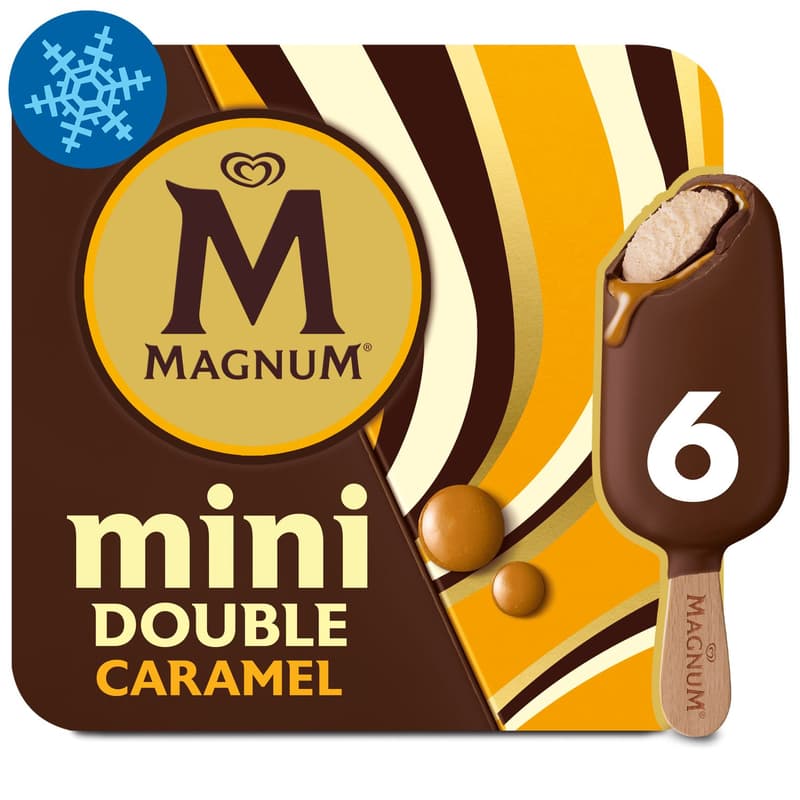 MAGNUM Mini Multipack Ice Cream Double Caramel