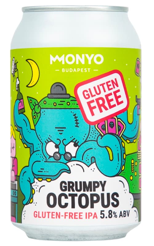 MONYO - Grumpy Octopus - Gluten Free West Coast IPA 5,8%