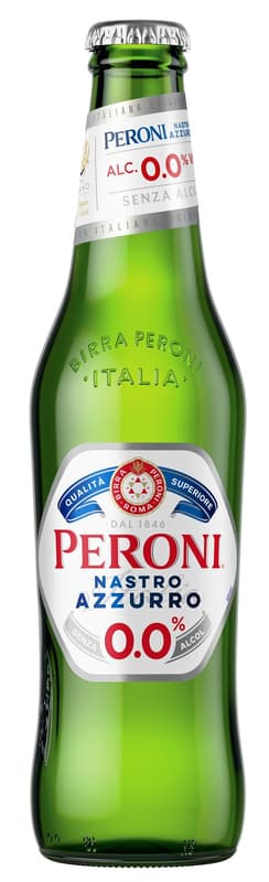 Peroni Nastro Azzurro alkoholmentes világos sör 0,0%