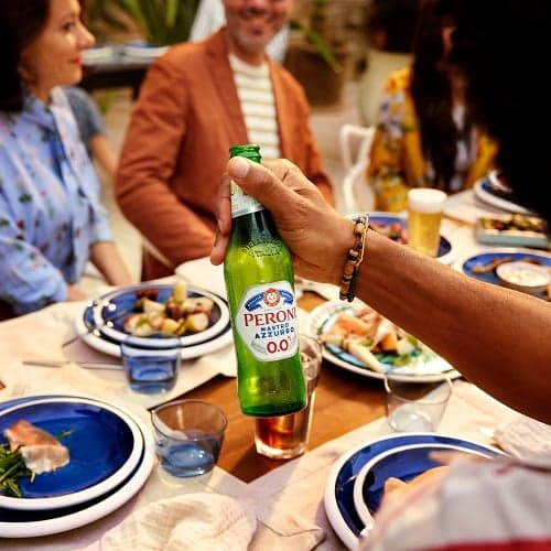 Peroni Nastro Azzurro alkoholmentes világos sör 0,0%