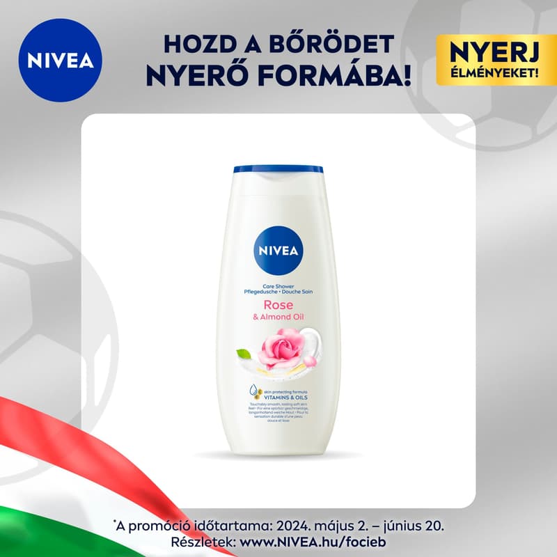 NIVEA Care & Roses Cream Shower Gel