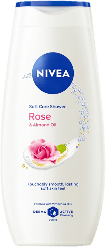 NIVEA Rose & Almond Oil Krémtusfürdő
