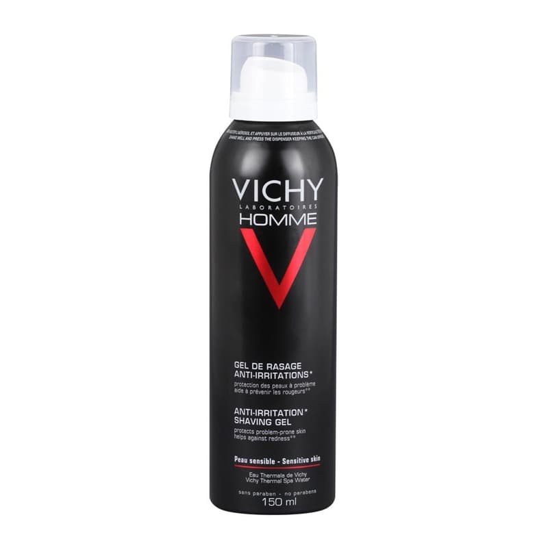 Vichy Homme shaving gel for sensitive skin 150ml