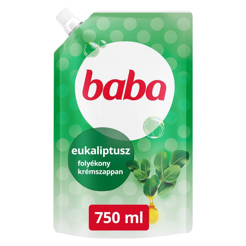 Baby liquid soap refill with antibacterial ingredient, tea tree oil