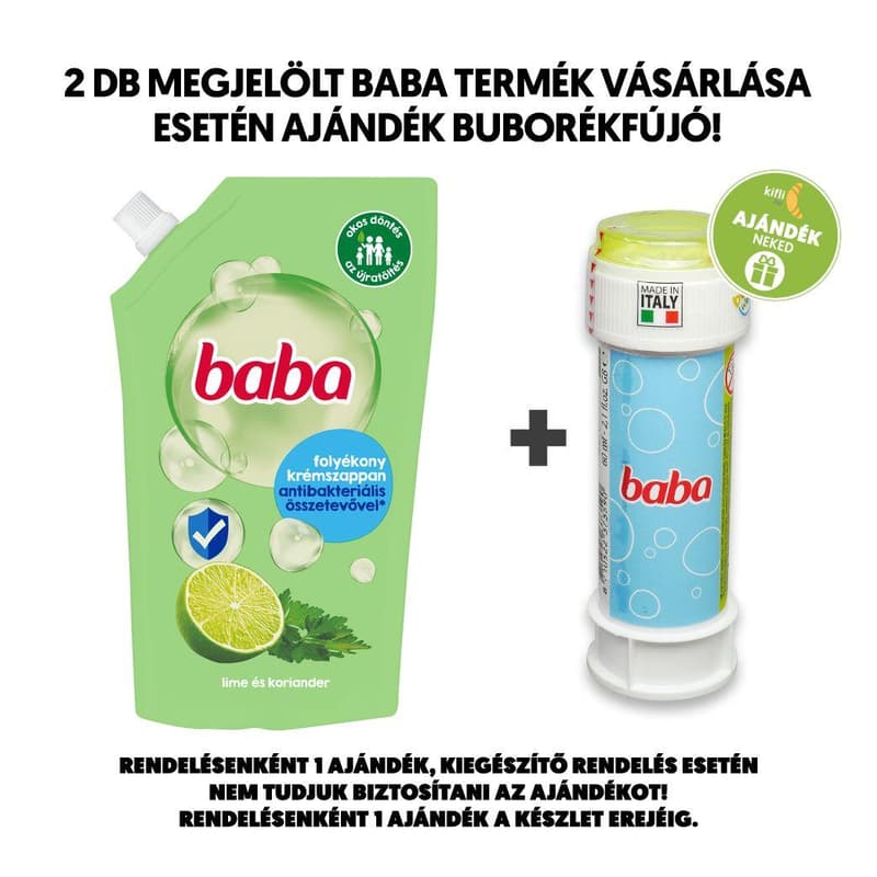 Baba Liquid Soap Refill Antibacterial Lime