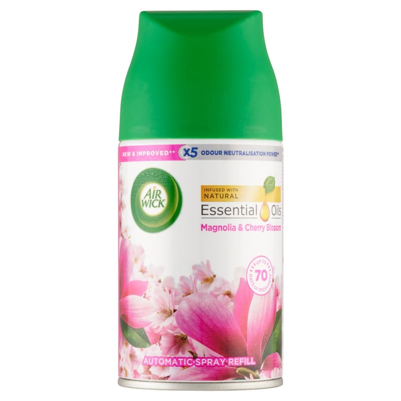 Air Wick Freshmatic Automata Légfrissítő spray utántöltő, Magnólia és cseresznyevirág