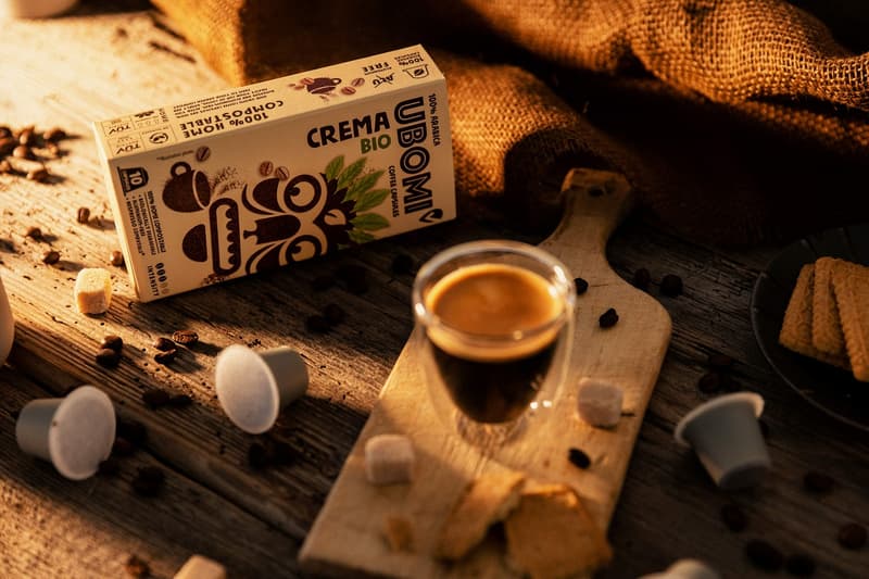 UBOMI BIO Caffe Crema Nespresso compatible compostable coffe capsule