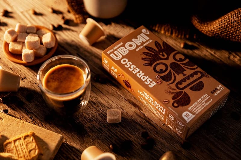 UBOMI Espresso Nespresso compatible compostable coffe capsule