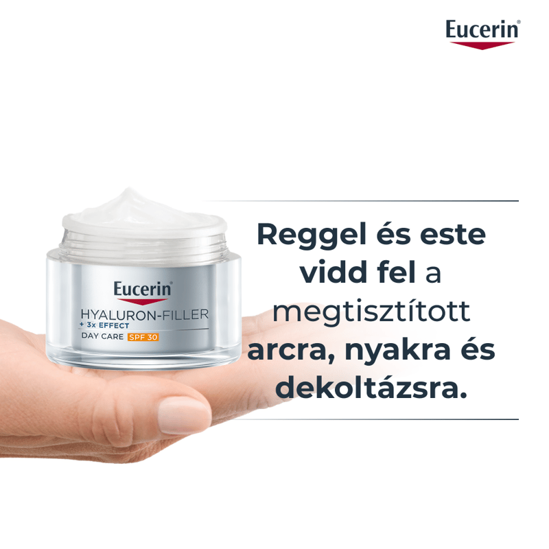Eucerin Hyaluron-Filler Ráncfeltöltő nappali arckrém SPF30 50ml