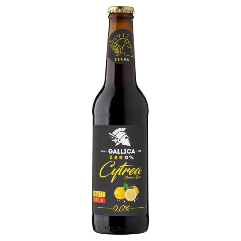 Gallica Cytrea - non-alcoholic lemon brown ale