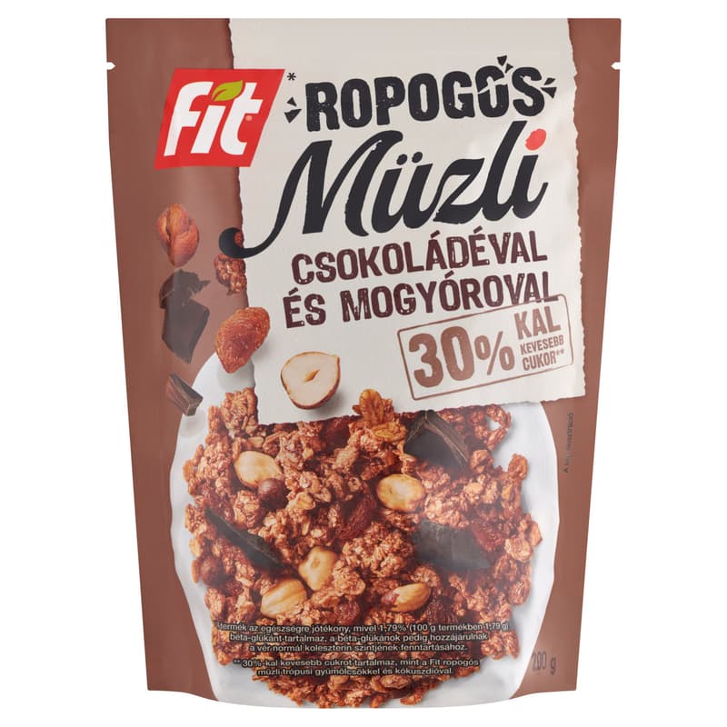 Fit Reggeli - ropogós müzli csokoládéval és mogyoróval