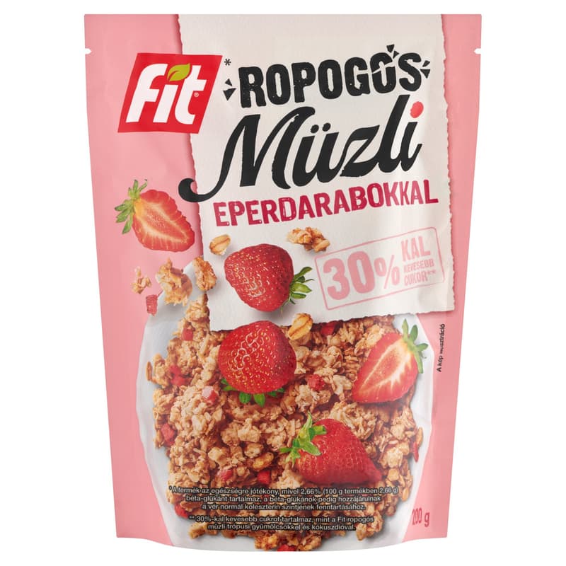 Fit Reggeli - ropogós müzli eperrel