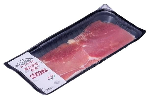 Bogádi heart-shaped ham, sliced