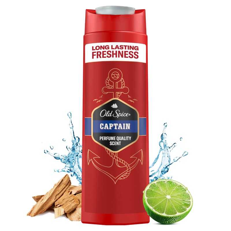 Old Spice Captain Shower Gel & Shampoo For Men
