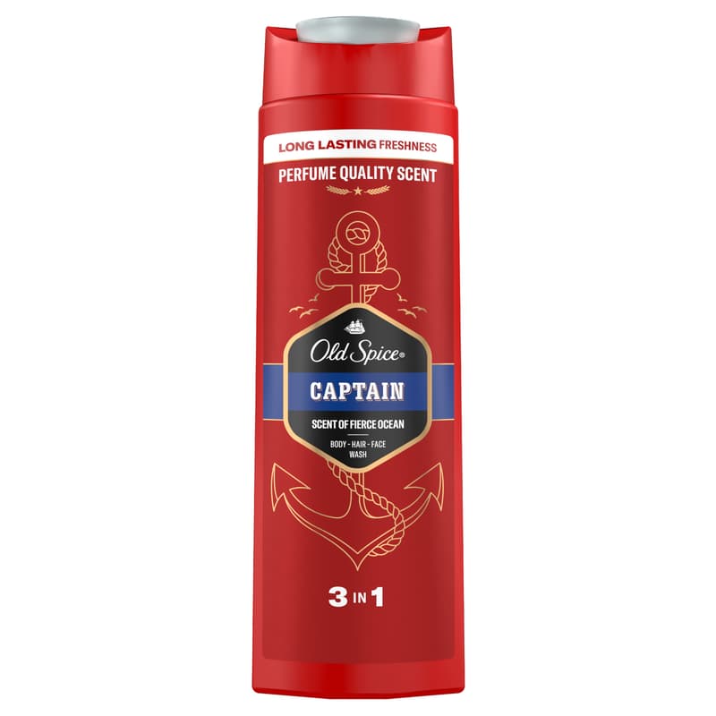 Old Spice Captain Shower Gel & Shampoo For Men