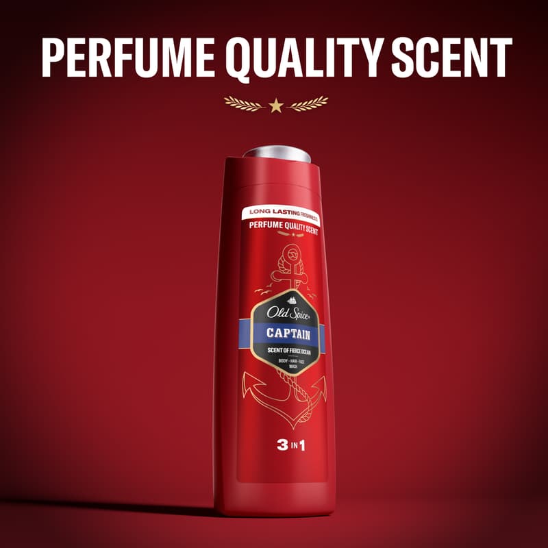 Old Spice Captain Shower Gel & Shampoo For Men