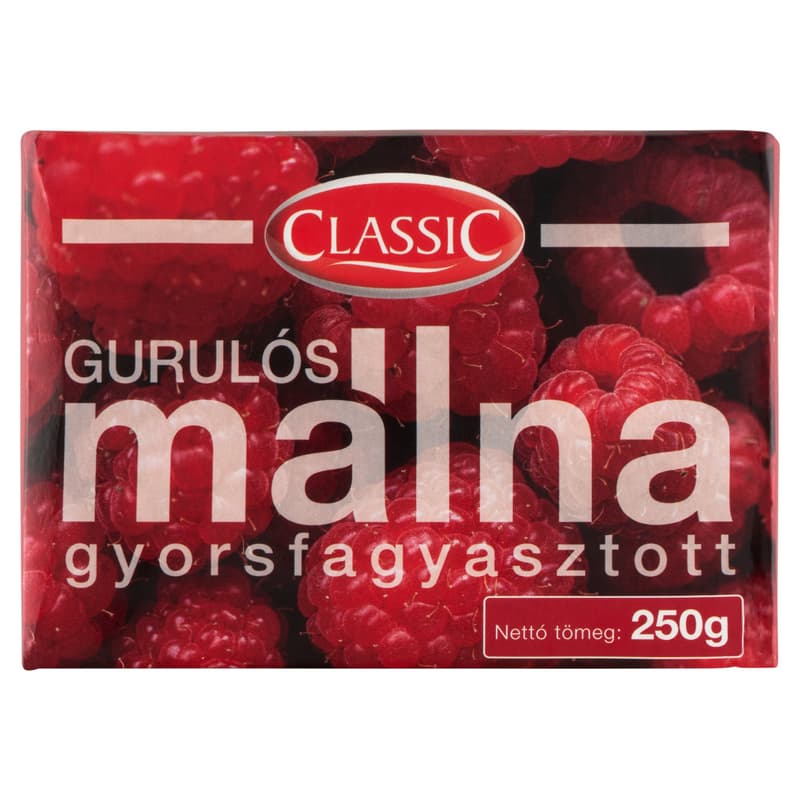 Classic gyorsfagyasztott gurulós málna