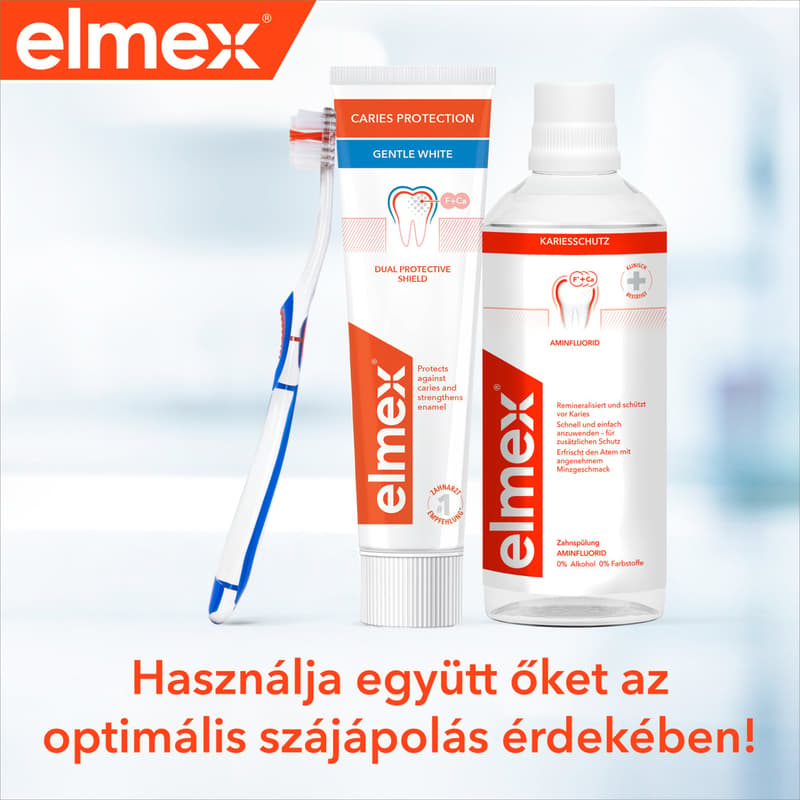 elmex Caries Protection Whitening Toothpaste with Amine Fluoride