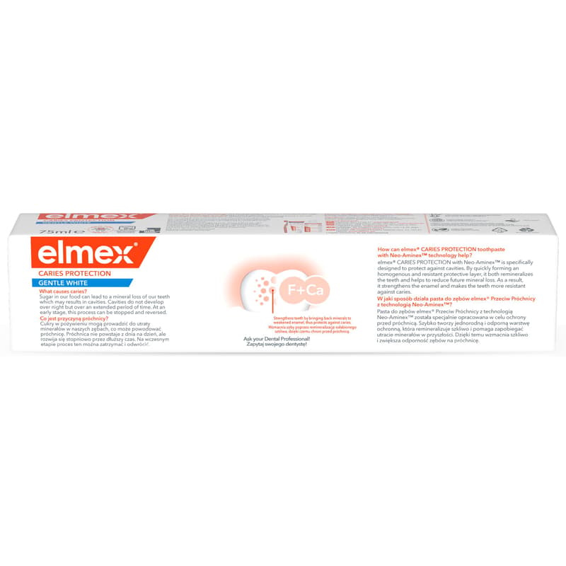 elmex Caries Protection Whitening Toothpaste with Amine Fluoride