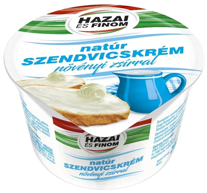 Hazai és Finom Natural Sandwich Cream