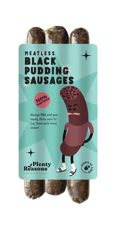 Plenty Reasons Meatless Vegán különleges "véres hurka" jellegű termék