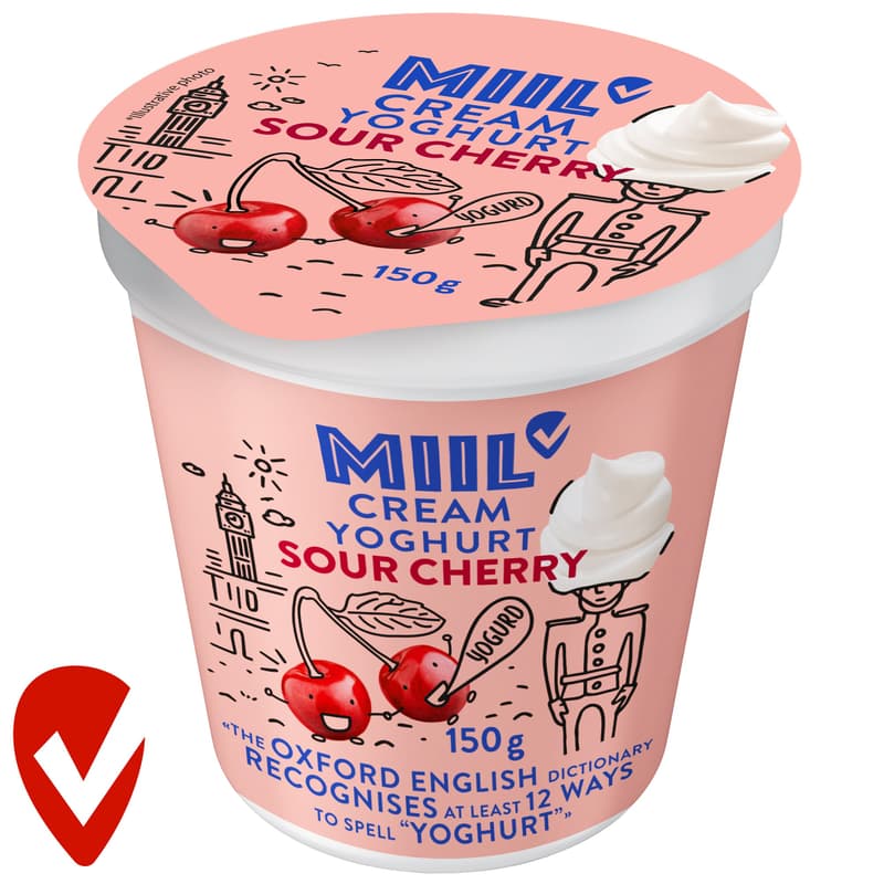 Miil Cream Sour Cherry Yoghurt