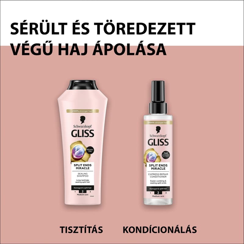 Gliss hajregeneráló sampon Split Ends Miracle