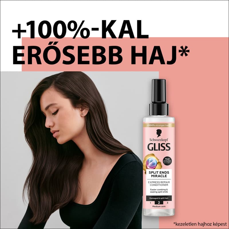 Gliss hajregeneráló balzsam Express Repair Split Ends Miracle