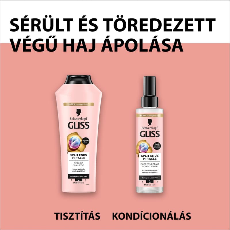 Gliss hajregeneráló balzsam Express Repair Split Ends Miracle