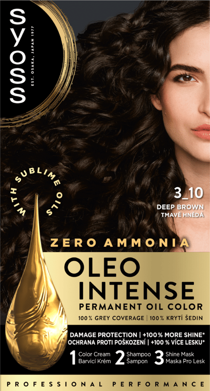 Syoss Color Oleo intenzív olaj hajfesték 3-10 mélybarna