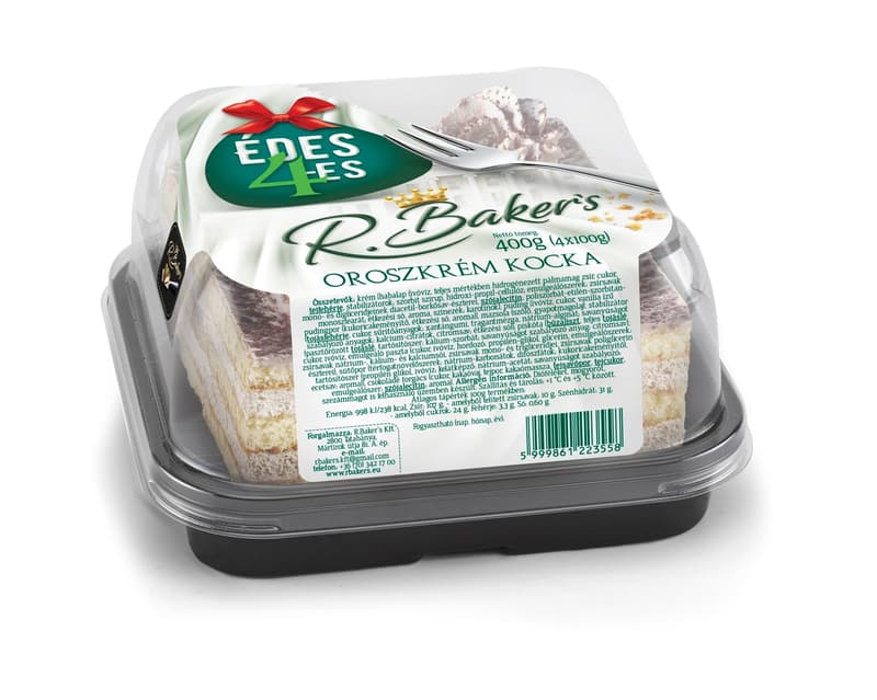 R.Baker's Russian Cream Cake (4 pieces)