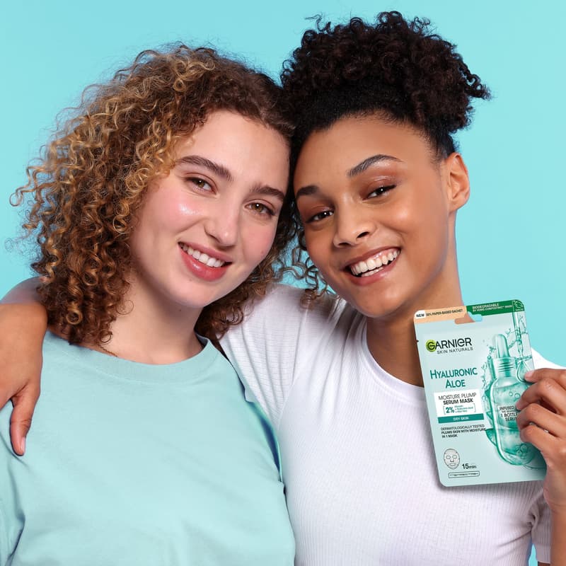 GARNIER SKIN NATURALS TISSUE MASK HYALURONIC ALOE