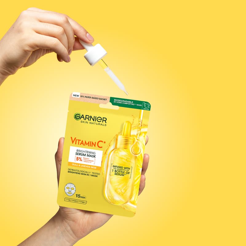 GARNIER SKIN NATURALS TISSUE MASK VITAMIN C