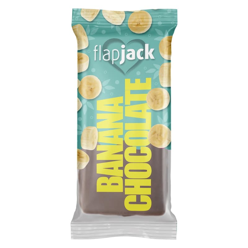 FlapJack Oatmeal Banana with Chocolate Coating