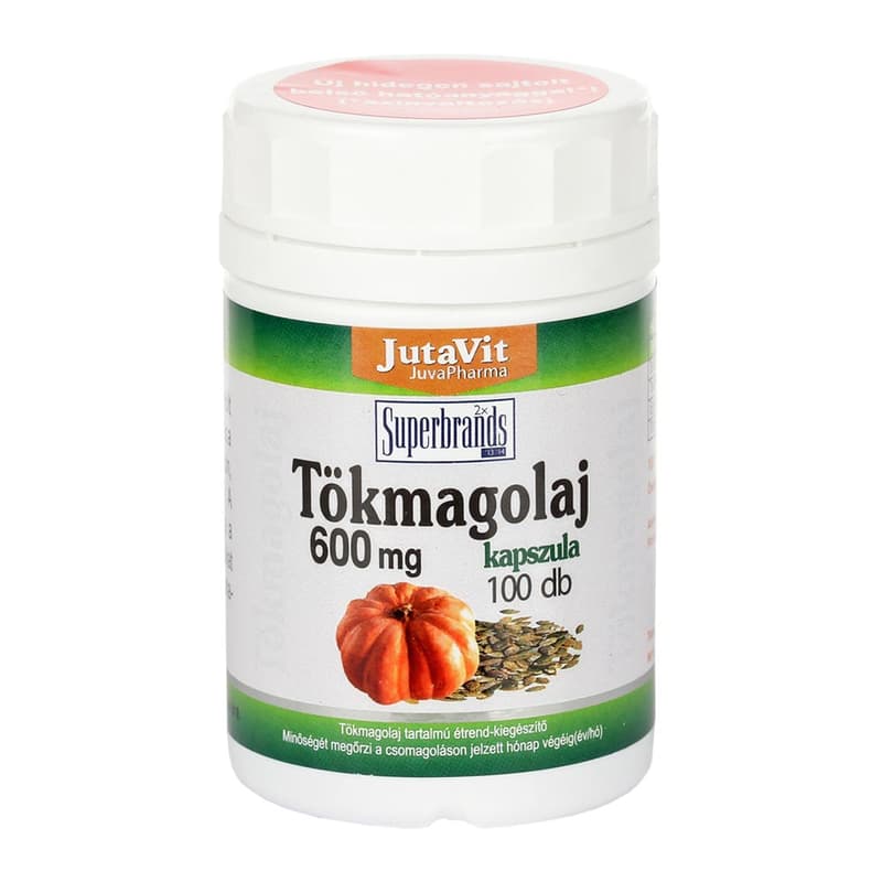JutaVit Pumpkin seed oil 600mg capsules 100x