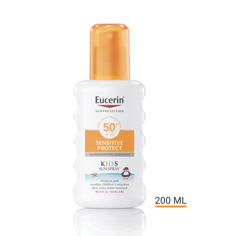 Eucerin Sun Sensitive Protect Gyermek napozó spray SPF50+ 200ml