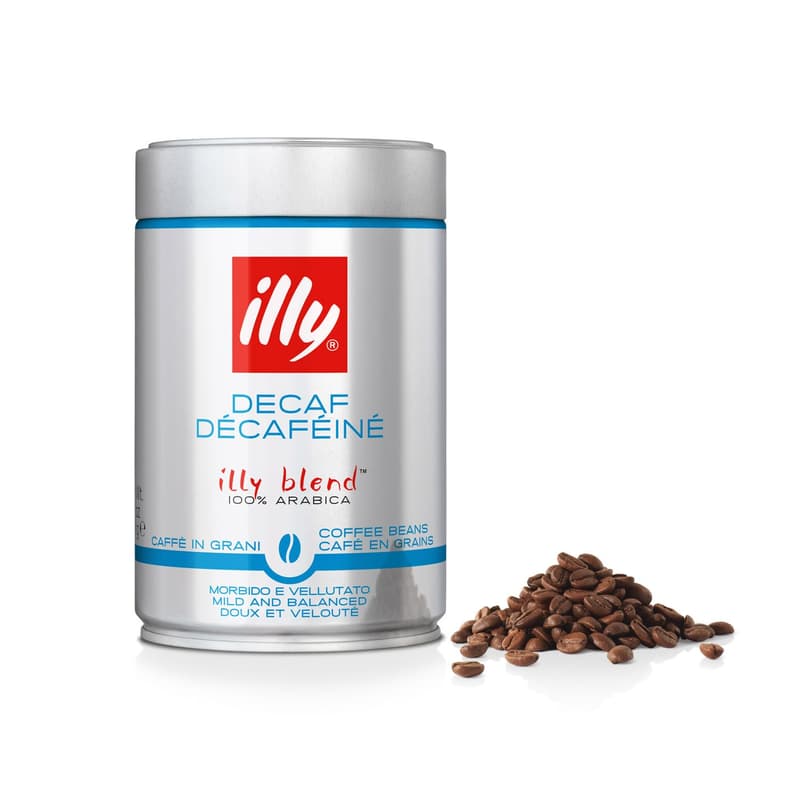 illy, decaffeinated coffee beans
