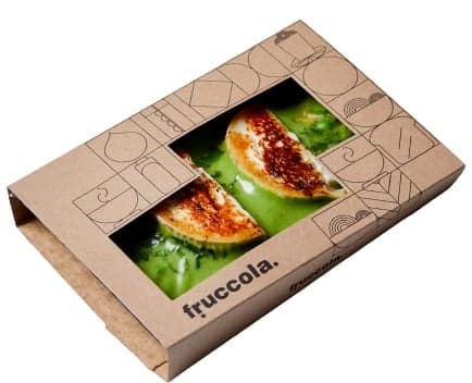 Fruccola Grilled goat cheese, sugar snap peas