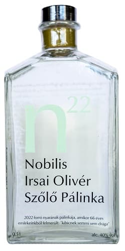Nobilis Irsai Olivér Szőlő pálinka 40%