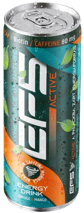 EF5 active SMART energiaital, narancs-mango, MORINGA-BCAA-BIOTIN-KOFFEIN