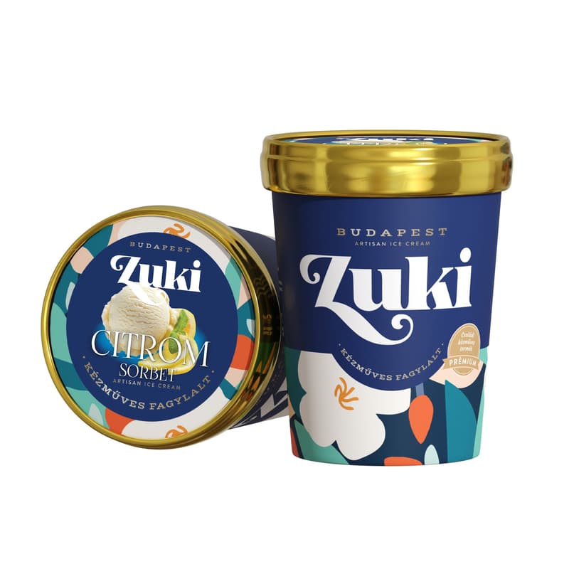 Amalfi lemon sorbet ice cream