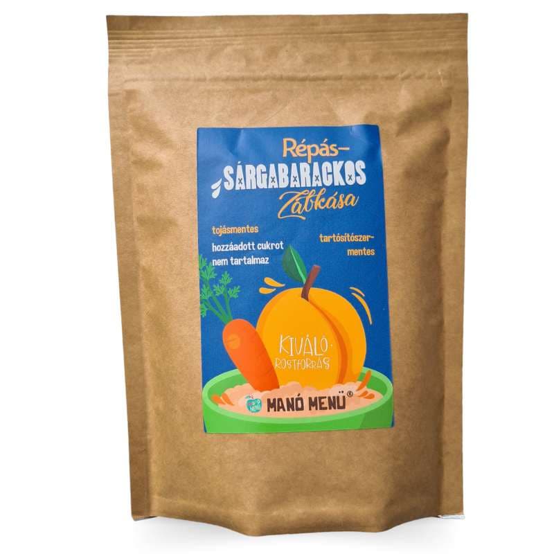 Oatmeal with carrot and apricot