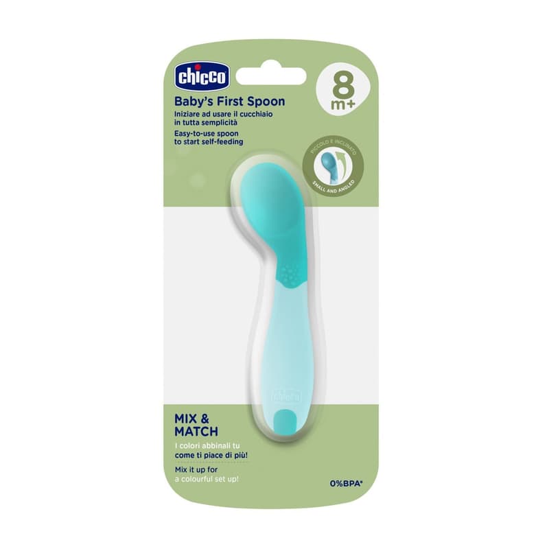 Chicco First Spoon 8M+ blue