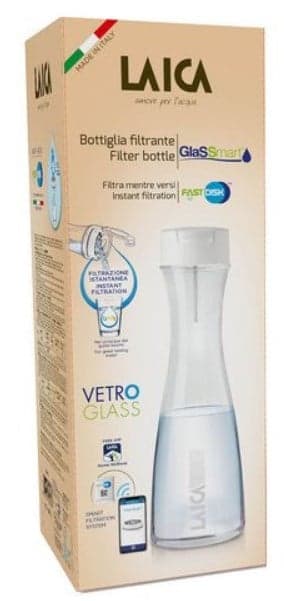LAICA Glass filter bottle GlaSSmart™